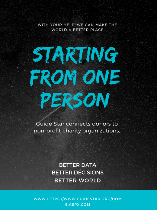Inspirational Charity Poster